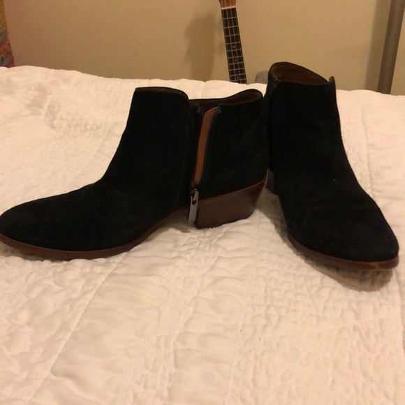 Sam Edelman petty Bootie boots black suede - Picture 4 of 5